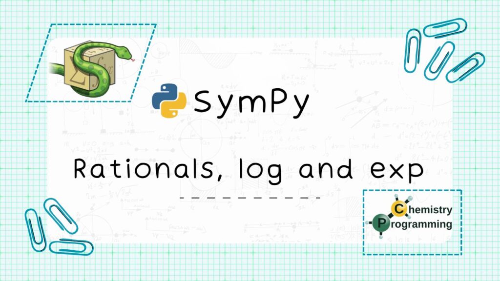 sympy python featured image rational exponential logarithm
